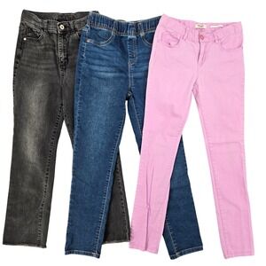 Art Class Ruum 12 Girls Jeans Bundle Black Blue Pink Pants Slim Skinny Aesthetic